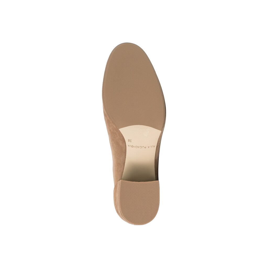 ekonika Stiefelette, aus samtigem Veloursleder