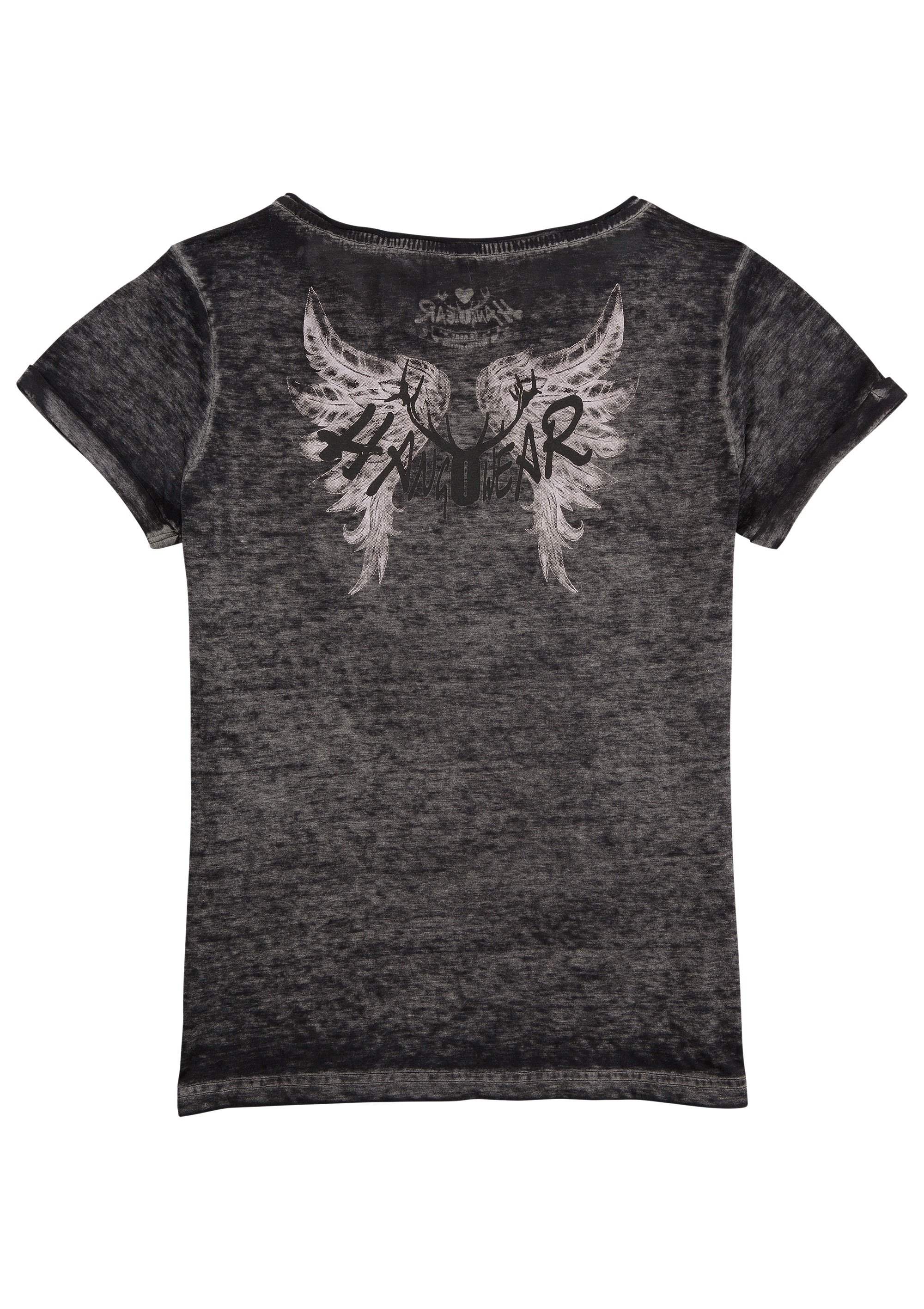 Hangowear Trachtenshirt, Damen mit Hirschmotiv aus Pailletten kaufen