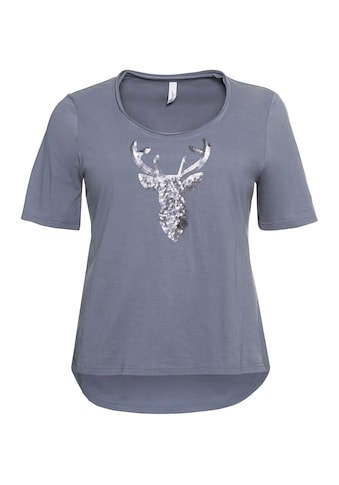 Sheego T-Shirt »Große Größen«, im Trachtenlook, mit Pailletten kaufen
