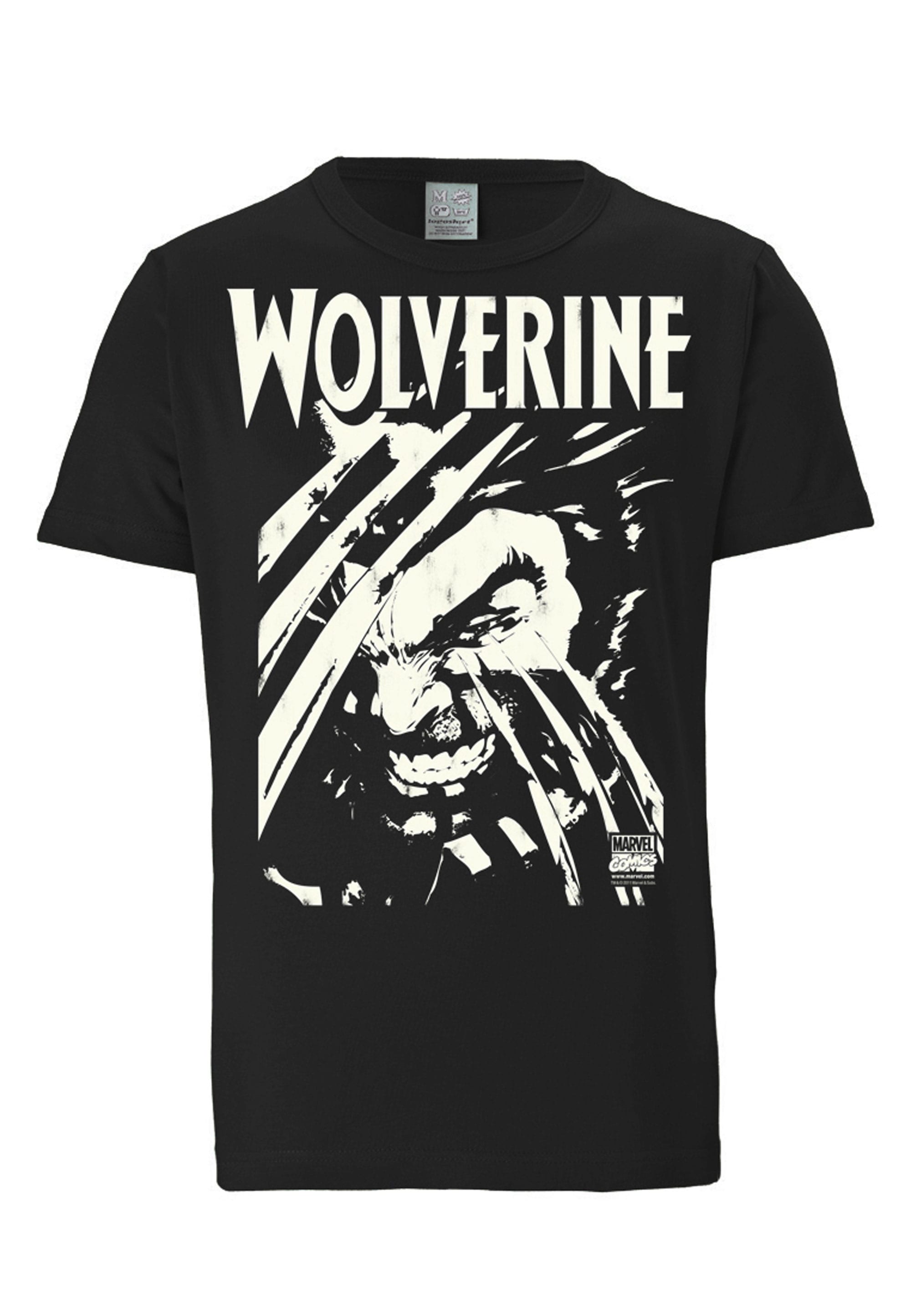 bestellen »Marvel Print Wolverine«, LOGOSHIRT lizenziertem mit Comics T-Shirt -
