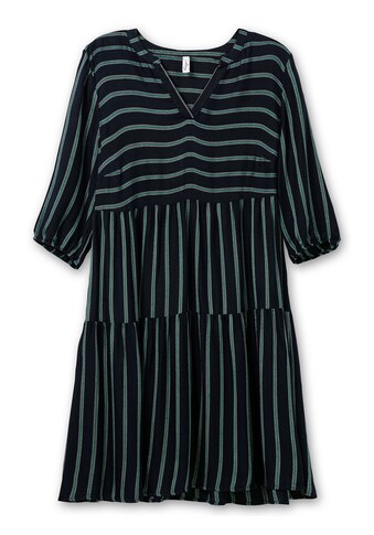 Sheego Shirtkleid »Kleid«, in Kaskadenform, aus Viskosetwill kaufen