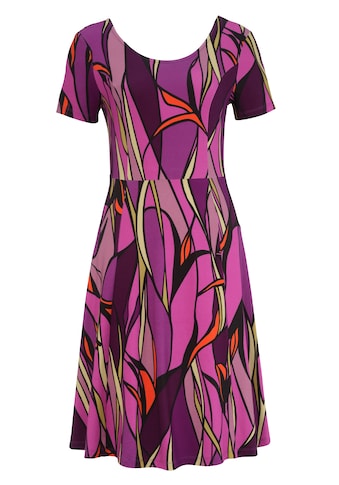 Aniston CASUAL Sommerkleid, mit farbstarkem, graphischen Druck-Dessin kaufen