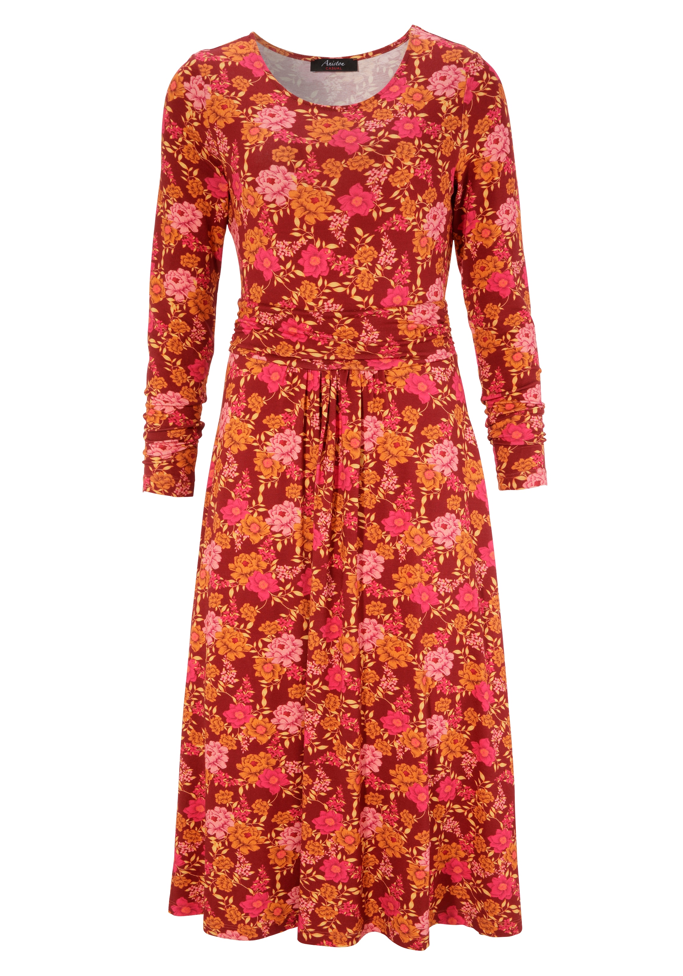 mit Blumendruck shoppen Jerseykleid, CASUAL Aniston romantischem