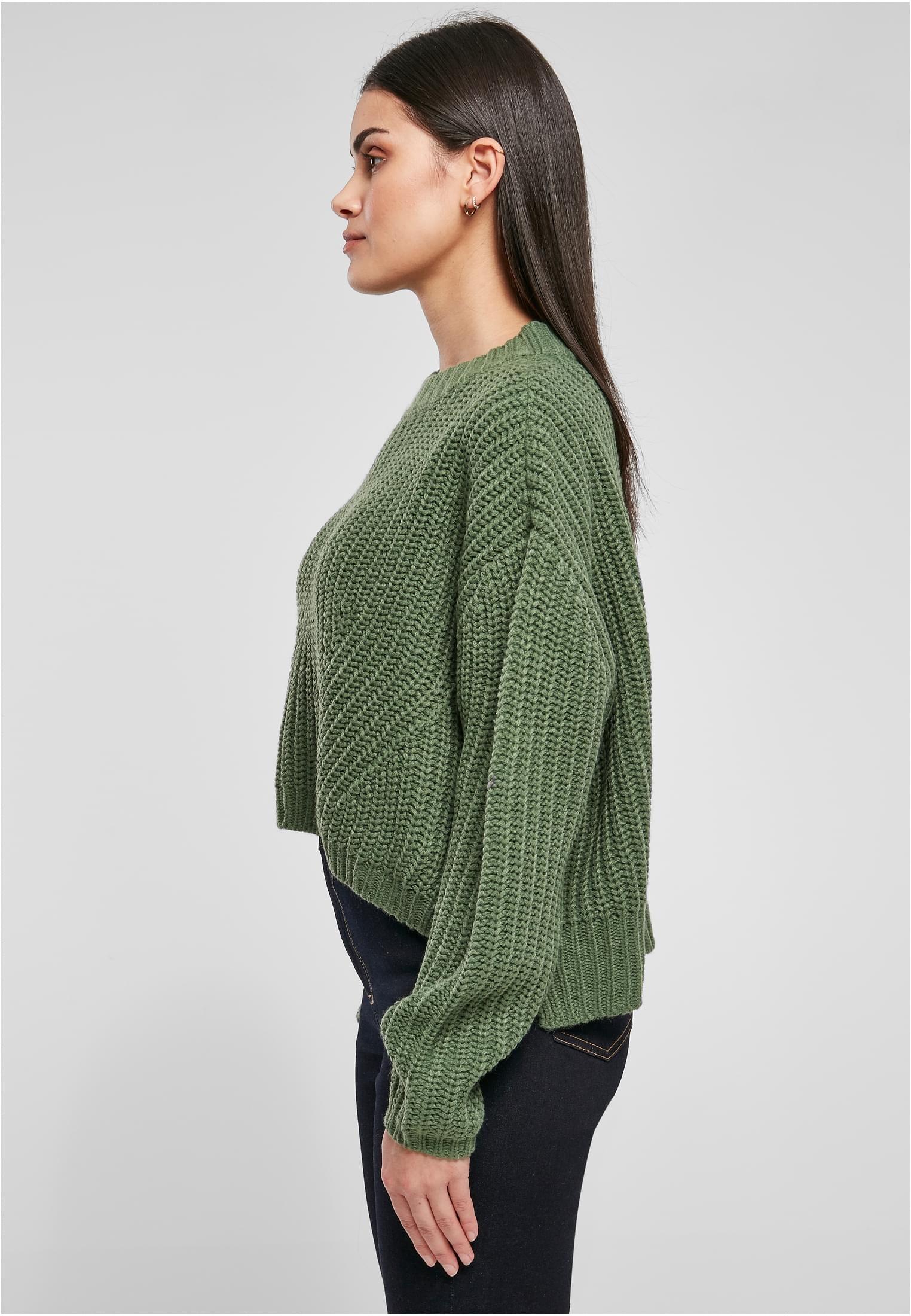 URBAN CLASSICS Kapuzenpullover »Damen Ladies Wide Oversize Sweater«, (1 tlg.)  bestellen