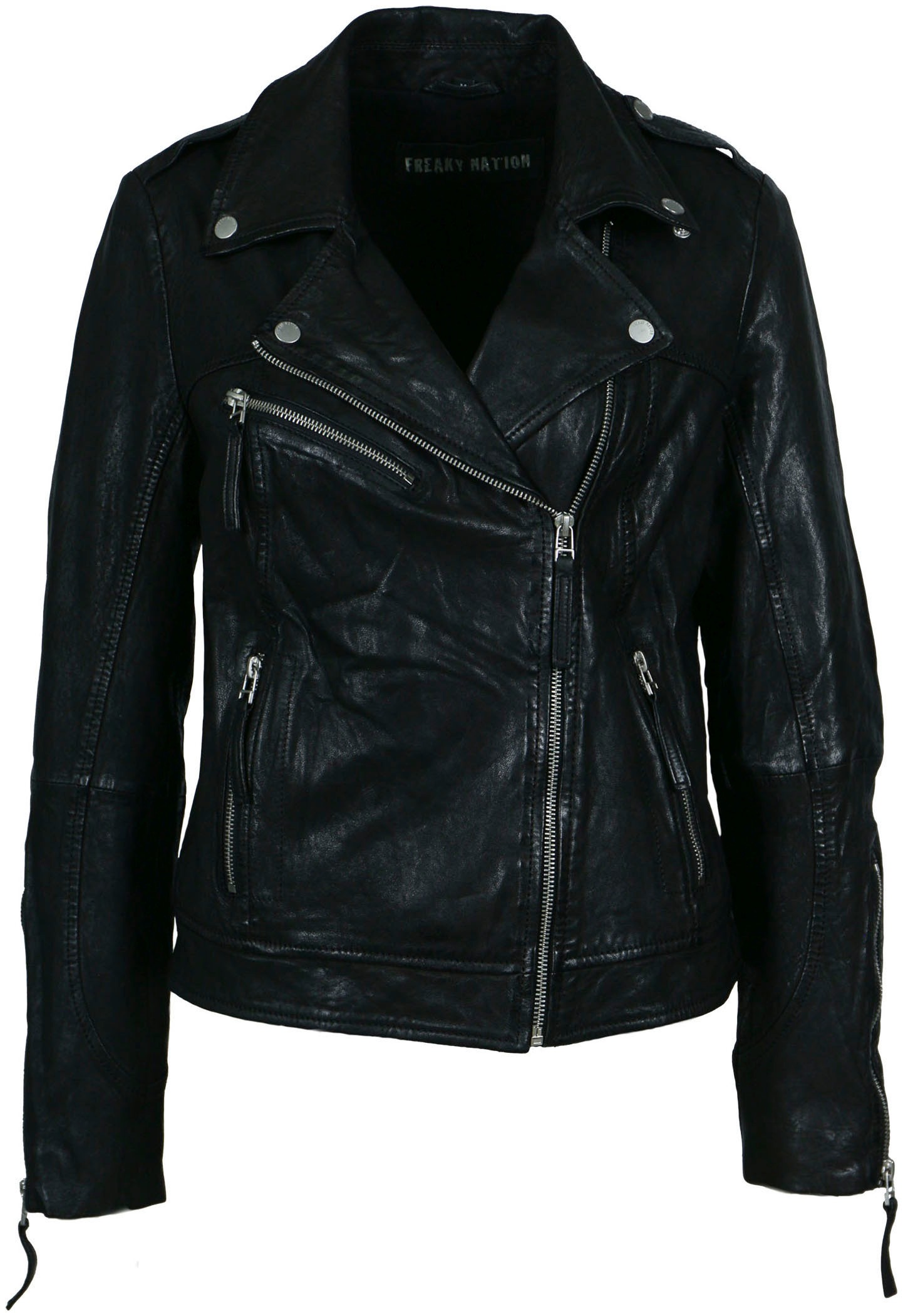 freaky nation -  Lederjacke "New Idol-FN", im trendigen Biker-Style