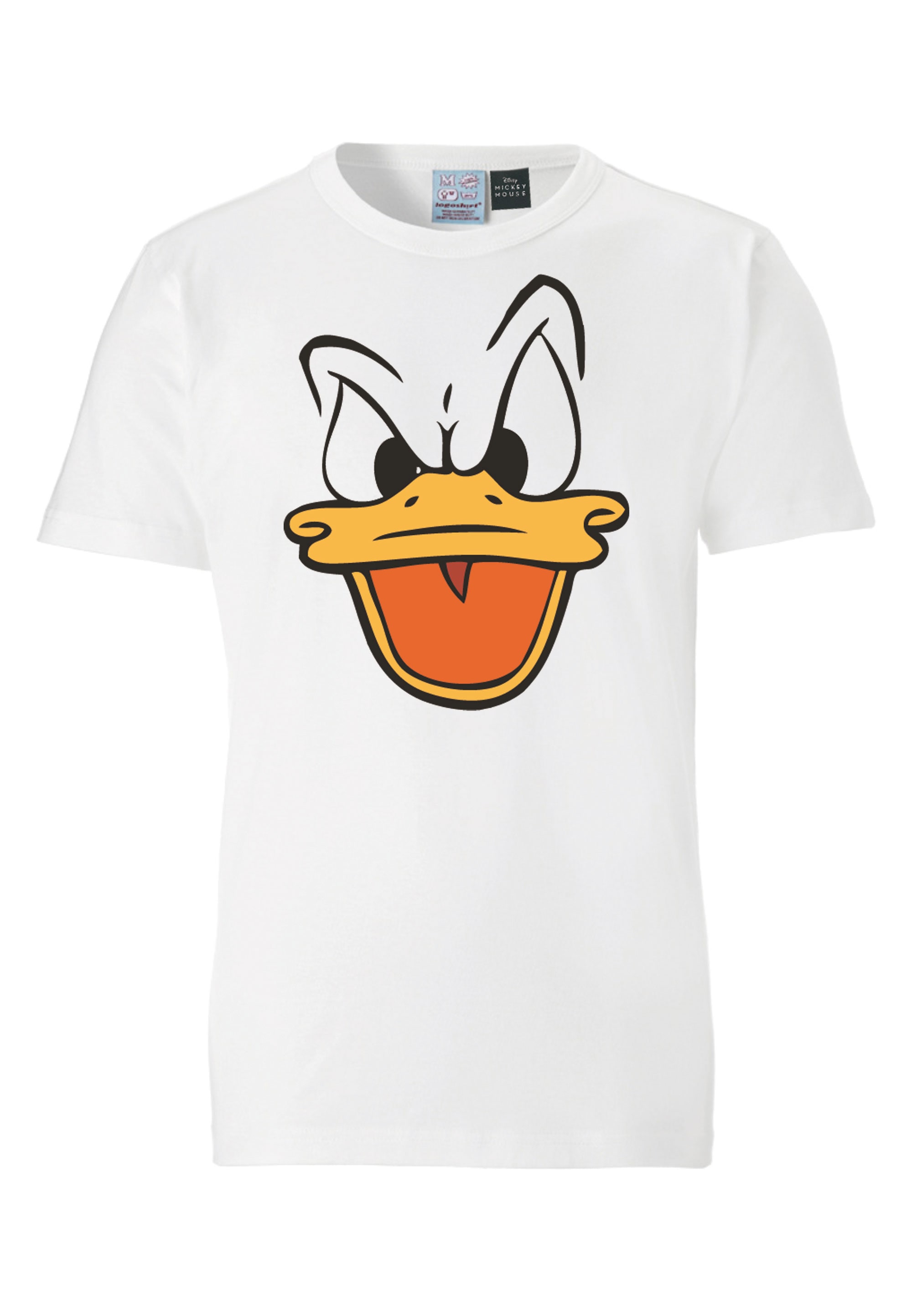 LOGOSHIRT T-Shirt »Donald Duck Face«, lizenziertem mit Originaldesign online –