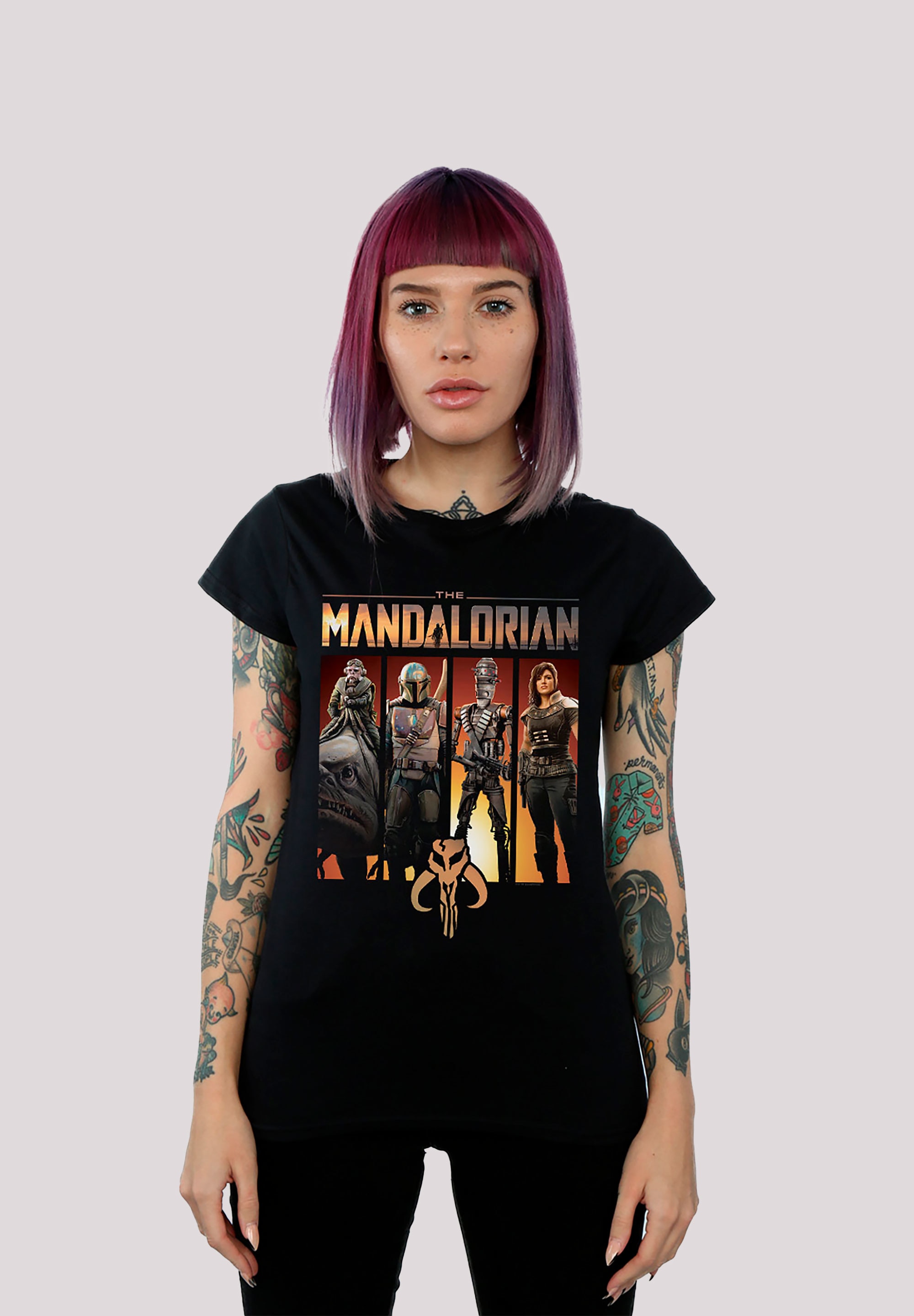 F4NT4STIC T-Shirt »Star Wars Mandalorian der Print Characters The online Krieg Sterne«