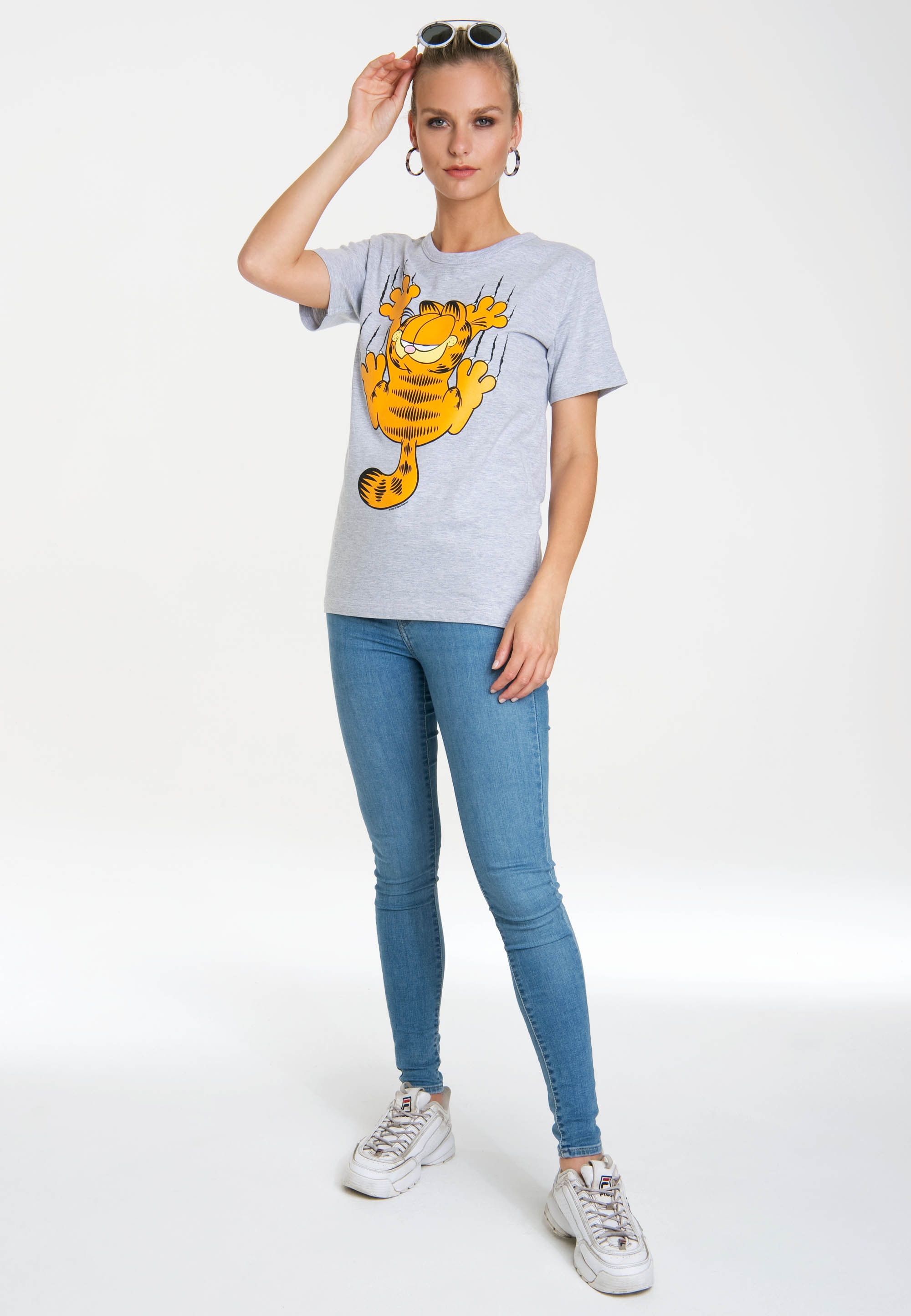 LOGOSHIRT T-Shirt – lizenziertem mit kaufen »Garfield Originaldesign Scratches«
