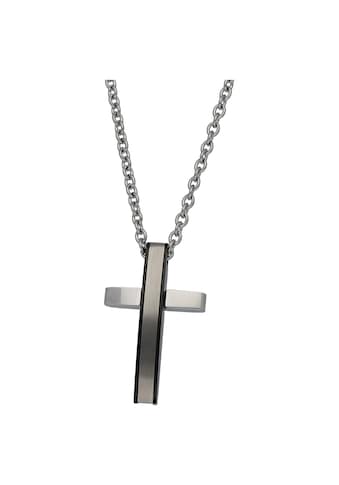Jacques Charrel Kreuzkette »Kreuz Behang, Edelstahl« kaufen