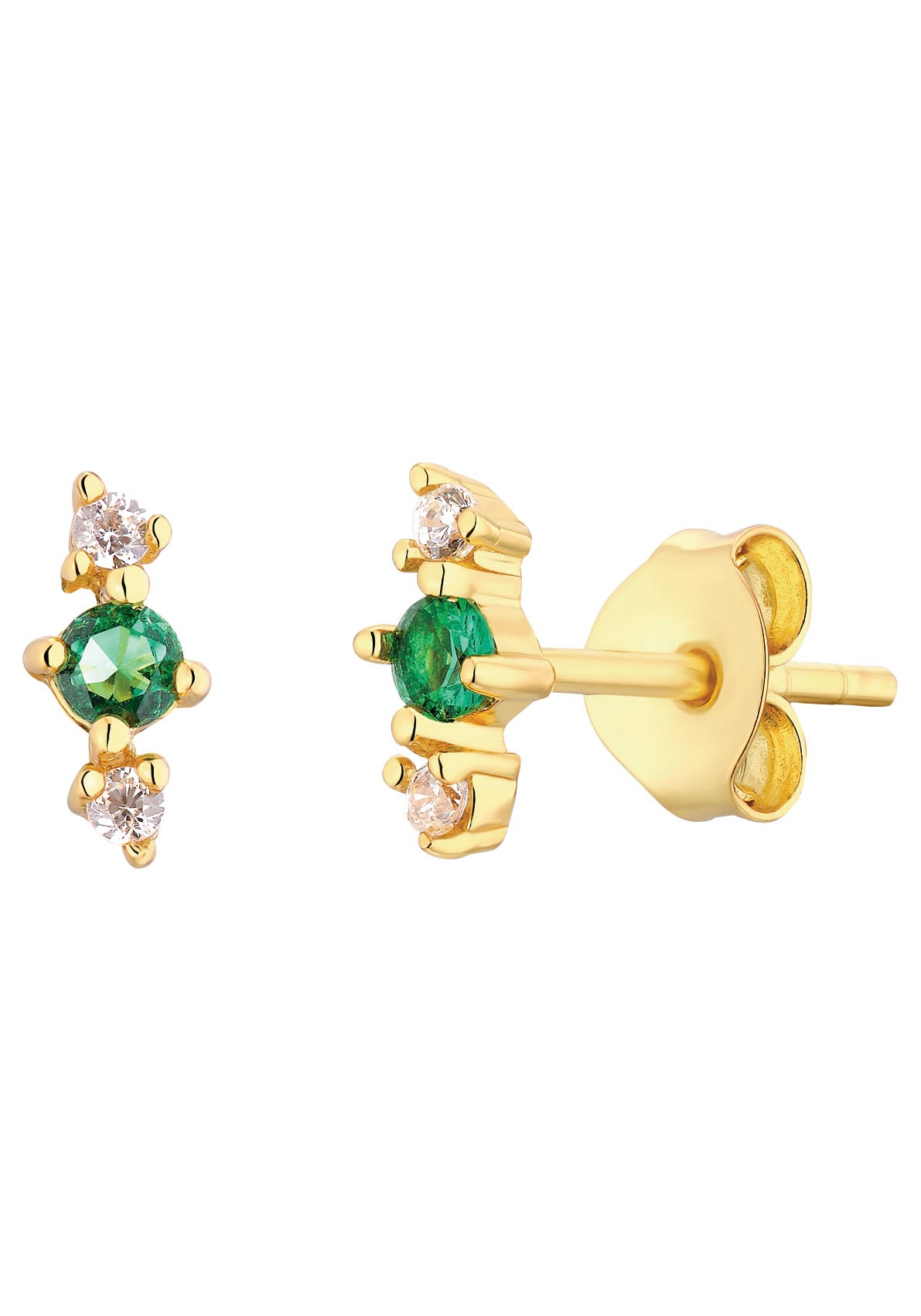 Noelani Paar Ohrstecker »Tiny Green, 2034663«, mit Zirkonia kaufen