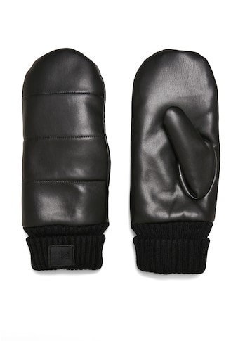 URBAN CLASSICS Baumwollhandschuhe »Accessories Puffer Imitation Leather Gloves« kaufen