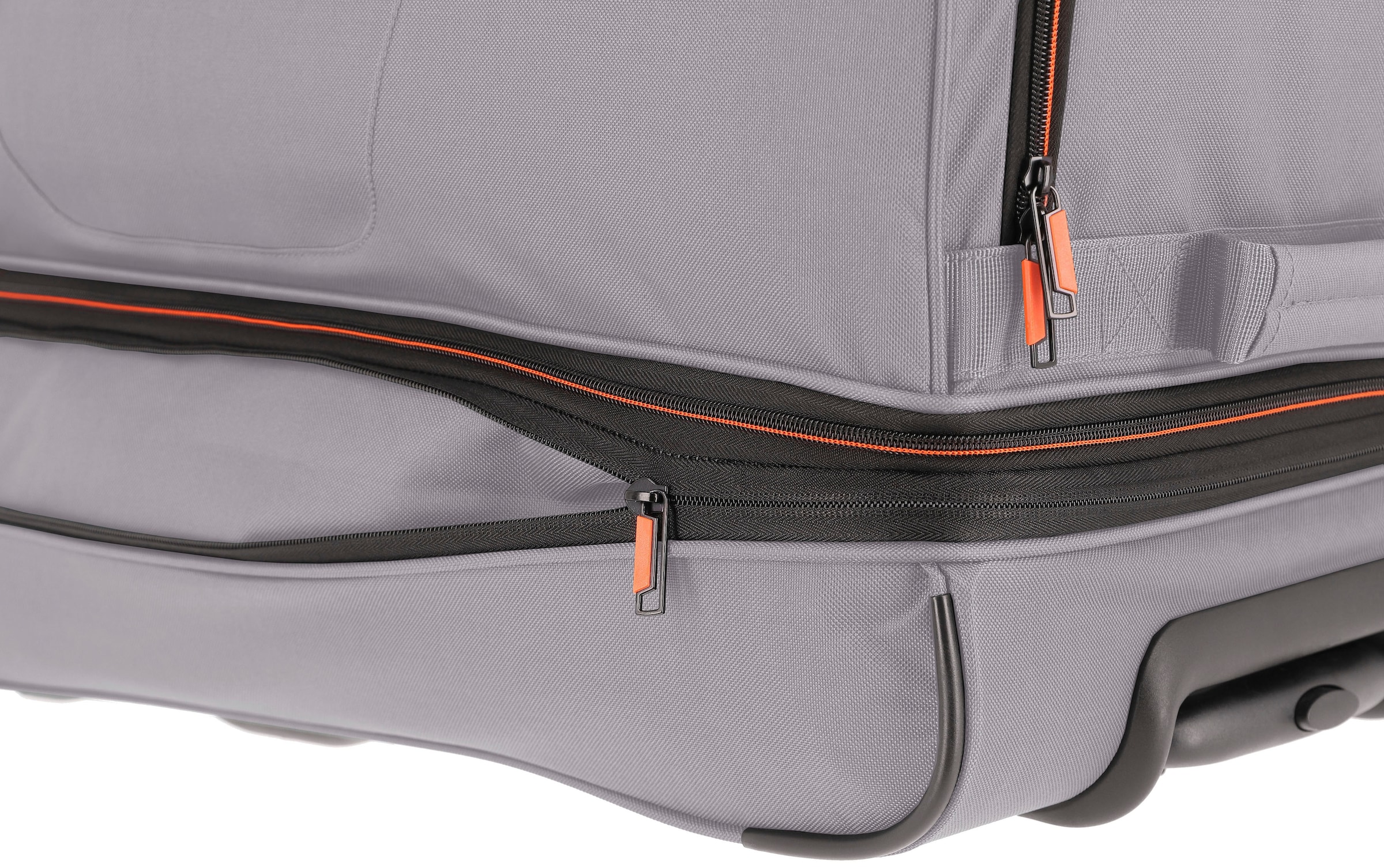 travelite Reisetasche »Basics, 70 cm, grau/orange«, mit Trolleyfunktion und  Volumenerweiterung online kaufen | I\'m walking