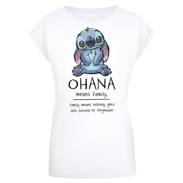 Family«, & »Disney T-Shirt Means F4NT4STIC Premium kaufen I\'m Ohana | walking online Lilo Stitch Qualität