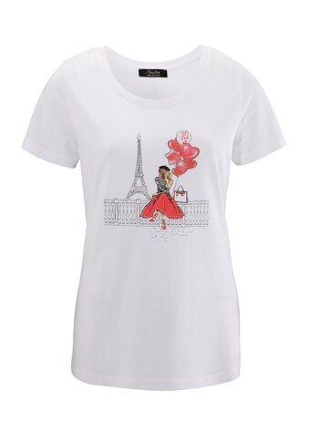 Aniston SELECTED T-Shirt, mit Glitzersteinchen - NEUE KOLLEKTION kaufen