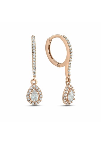 dKeniz Paar Ohrhänger »925/- Sterling Silber rosévergoldet Elegant & Pur« kaufen