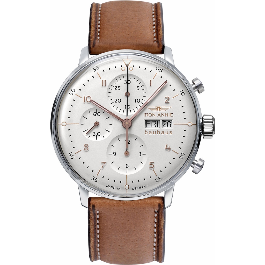 IRON ANNIE Chronograph Bauhaus 5018-4 Made in Germany