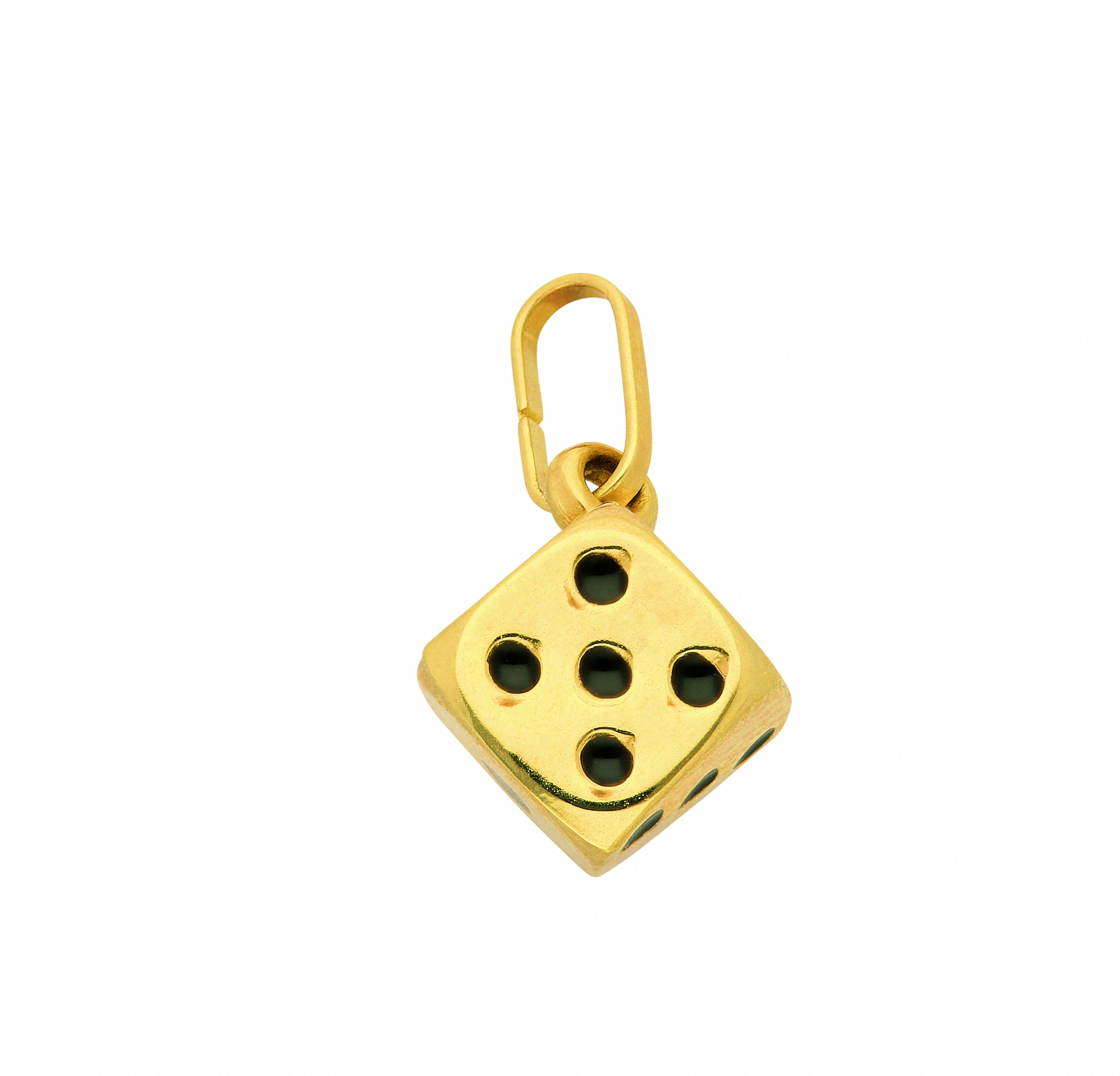 Adelia´s Kette mit - Anhänger | Schmuckset kaufen I\'m Gold »585 Set online Würfel«, Halskette walking mit Anhänger
