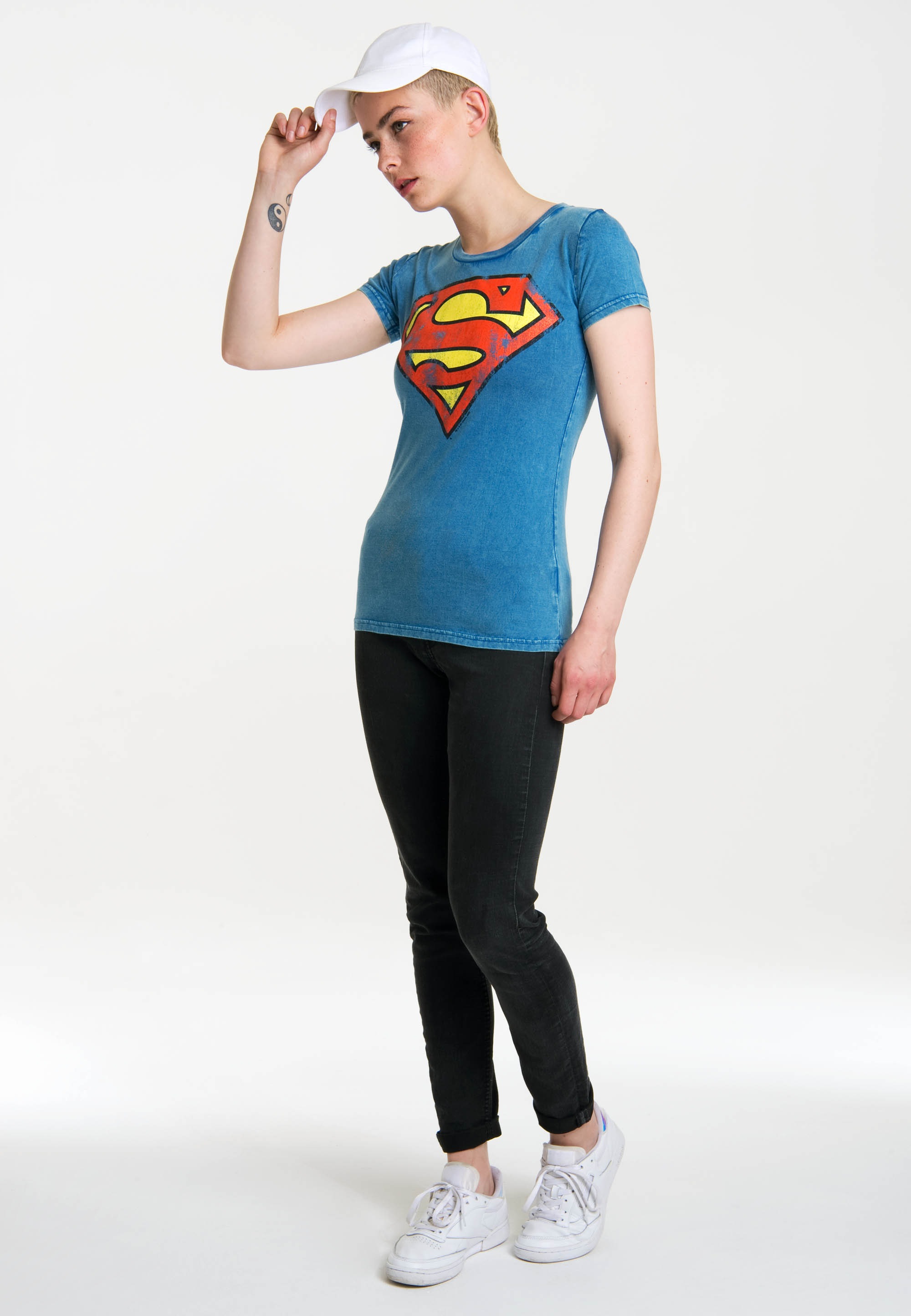 Vintage-Print I\'m mit walking »Superman«, bestellen | T-Shirt LOGOSHIRT coolem
