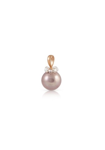 CELESTA Kettenanhänger »925/- Sterling Silber rotvergoldet Perle« kaufen