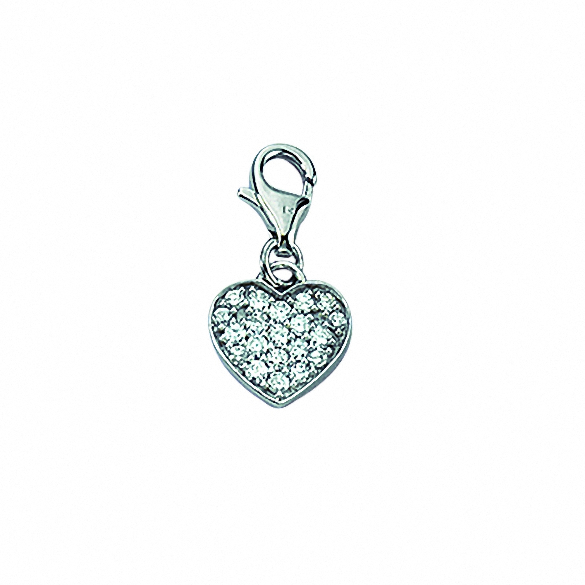 I\'m Kette »925 - kaufen ohne mit Schmuckset Adelia´s Halskette Herz Set walking Charms | Silber Anhänger Anhänger mit Zirkonia«,