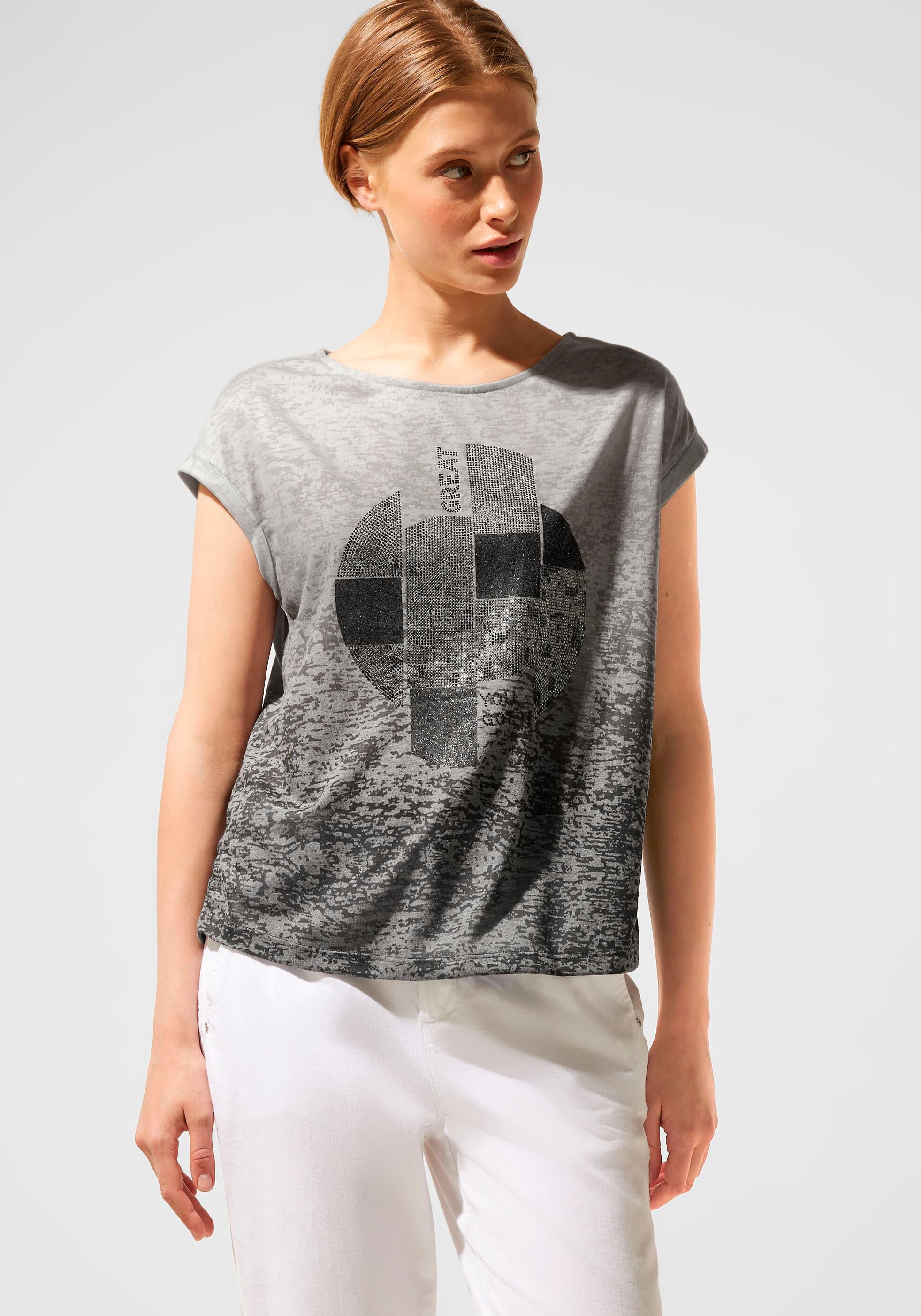 Shop Online kaufen ONE Shirttop, walking STREET I\'m | mit Glitzerdetails