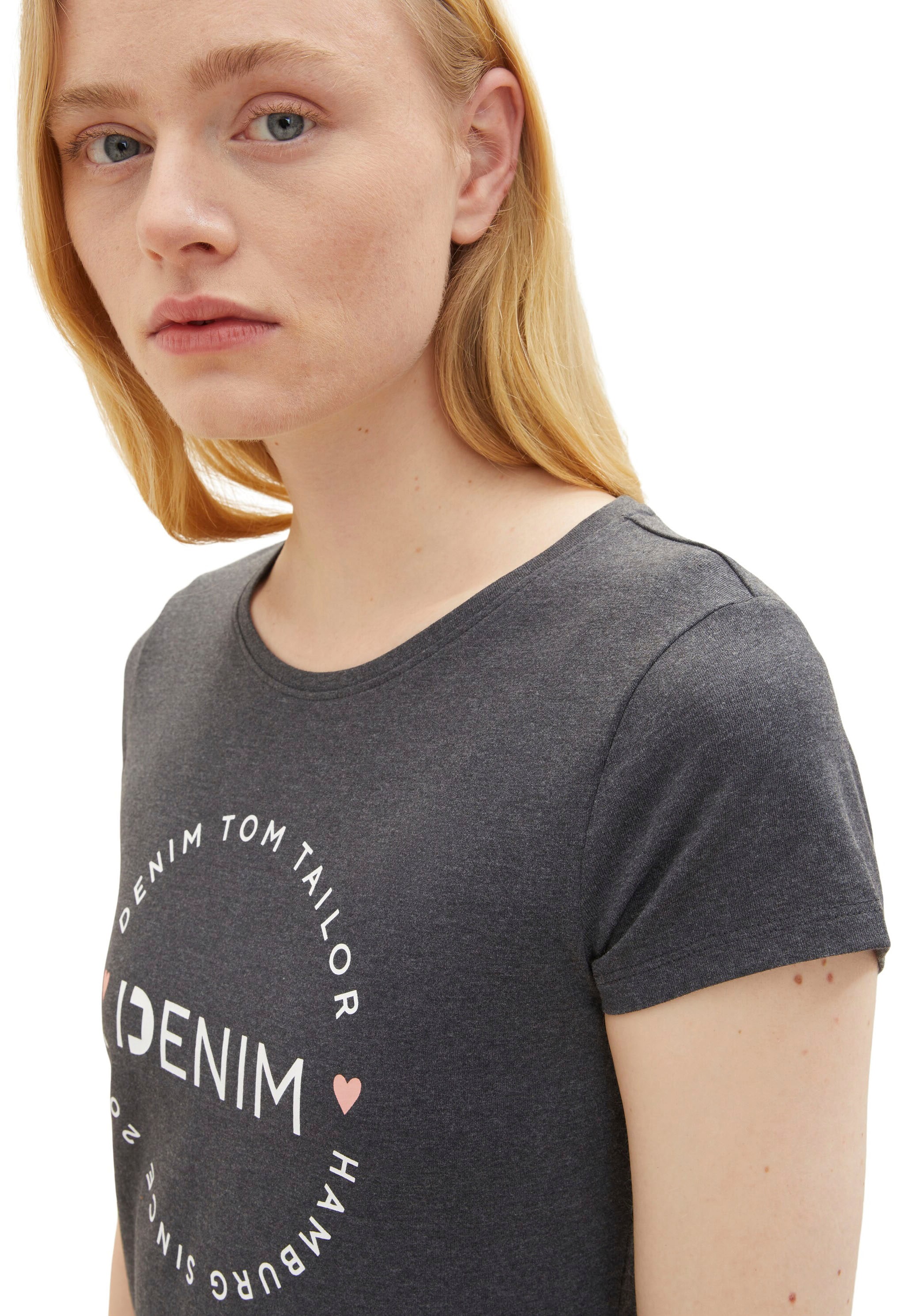 TOM TAILOR Denim T-Shirt, (Packung, 2 tlg., 2-er Pack) online