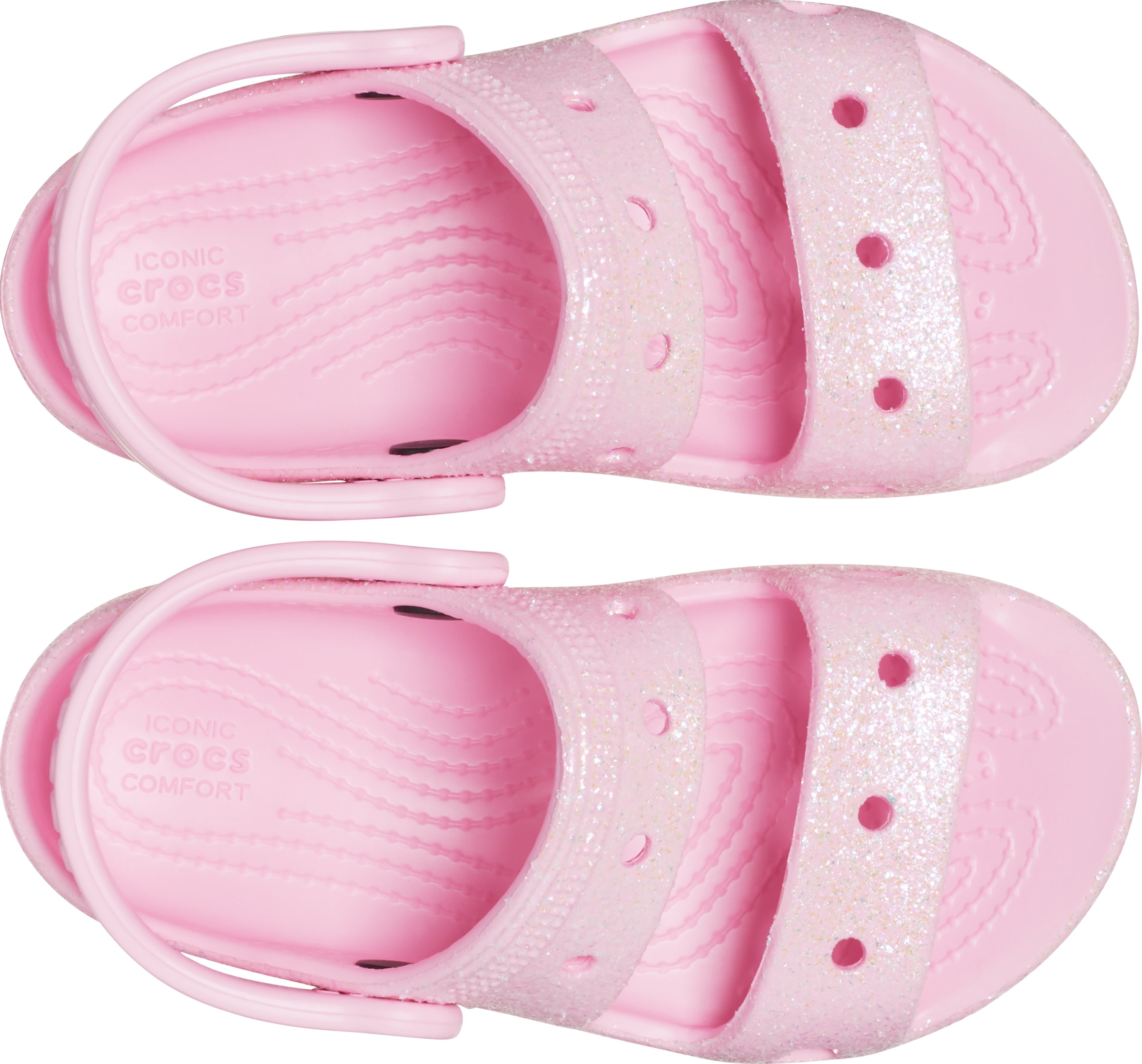 für | I\'m Glitter Crocs allover aktuell walking Badesandale »Classic mit Kinder Crocs Glitzer T«, bei Sandal