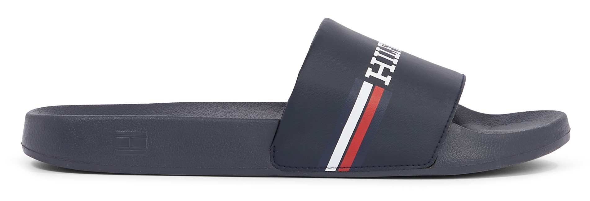 Tommy Hilfiger Pantolette »CORPORATE FLAG POOL SLIDE«, mit breiter Bandage kaufen