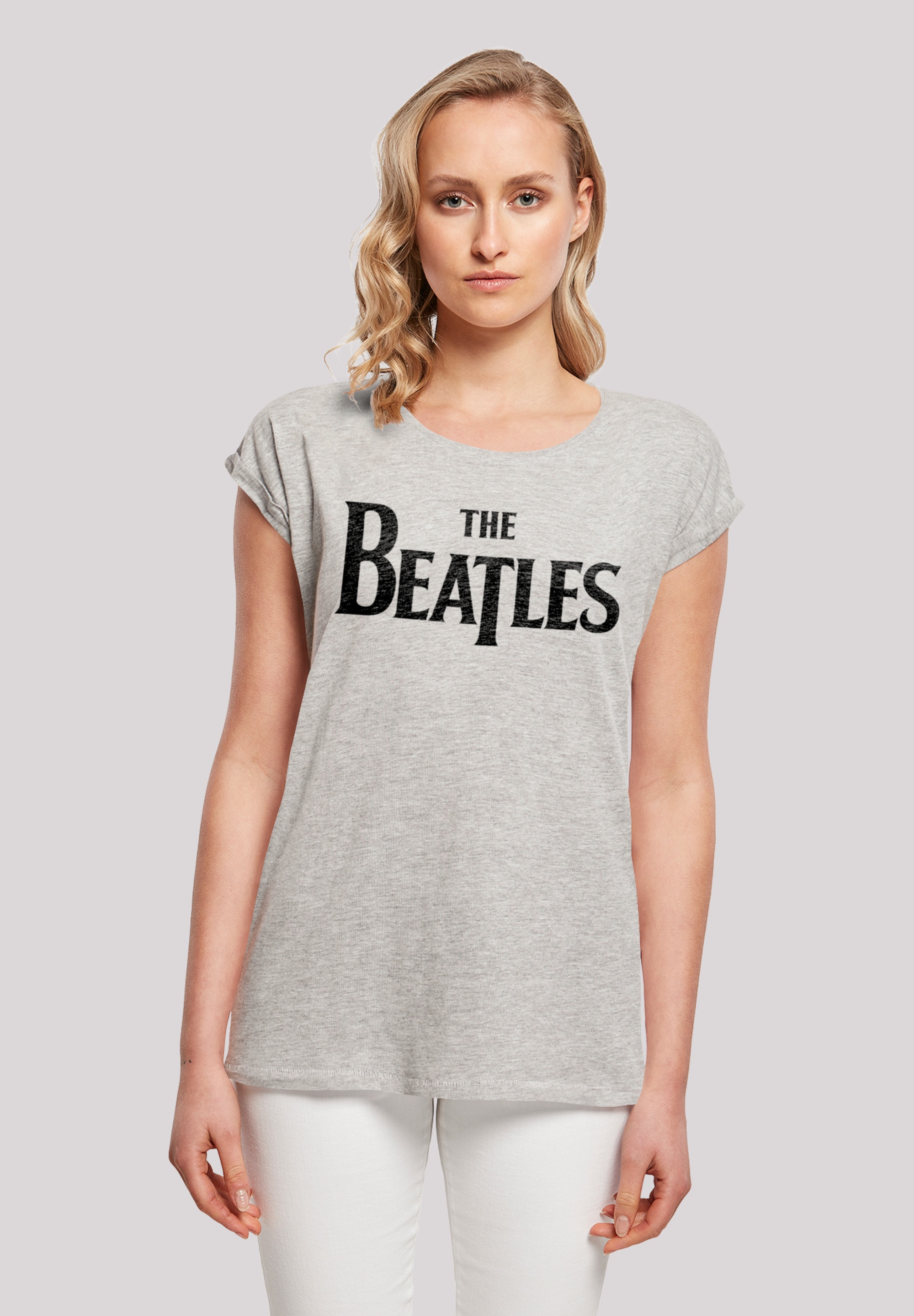 Print Beatles Logo I\'m Band bestellen T Black«, T-Shirt walking | »The Drop F4NT4STIC