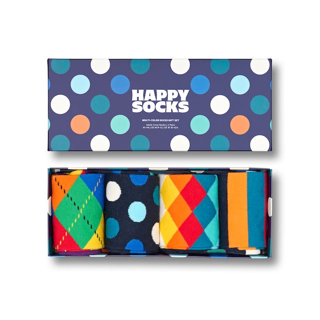 Happy Socks Socken »Multi-Color Socks Gift Set«, (Packung, 4 Paar), Bunte  Socken im 4er Pack im Onlineshop | I'm walking