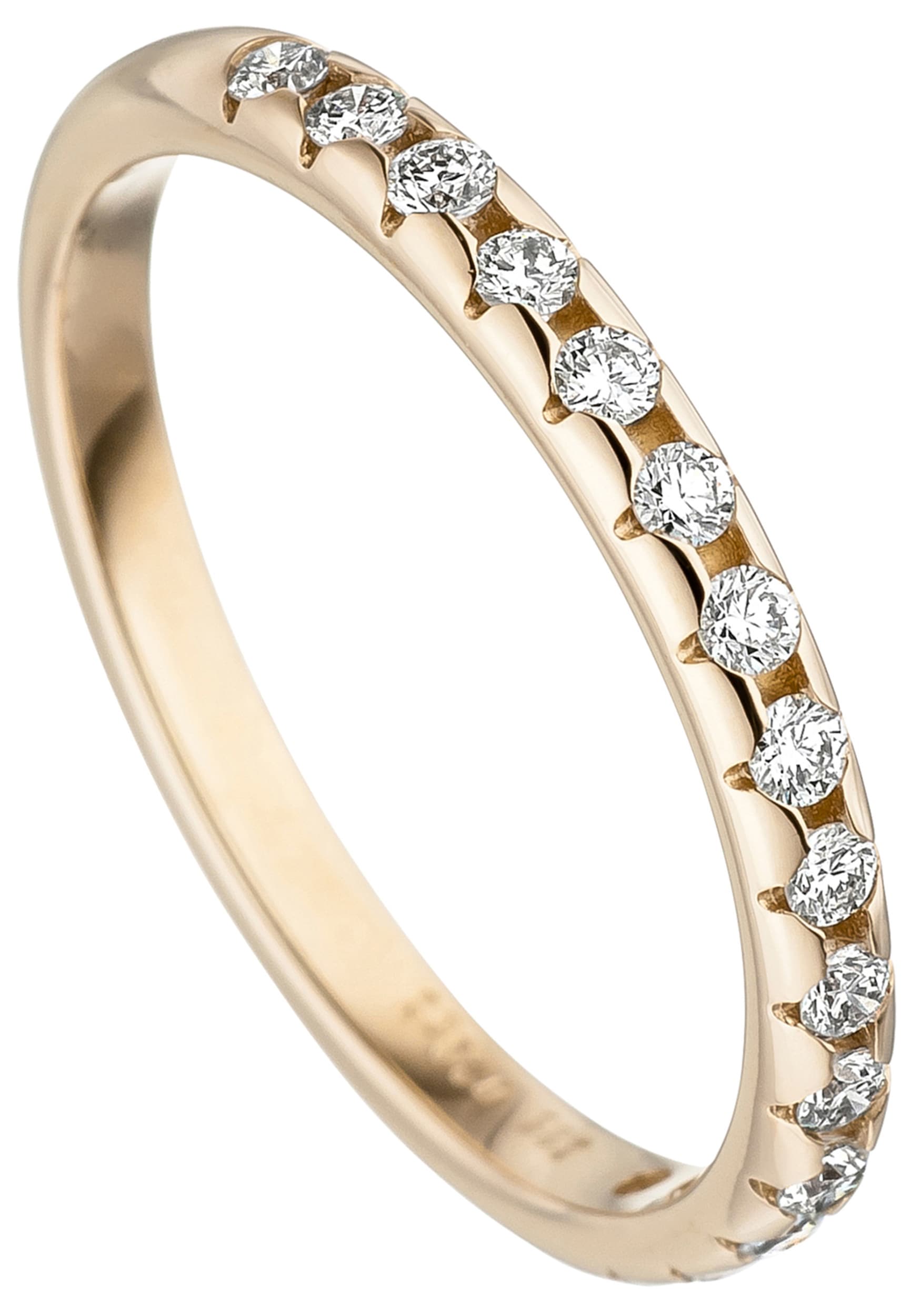 Fingerring I\'m walking | 585 »Ring JOBO 15 Gold kaufen mit Diamanten«, online