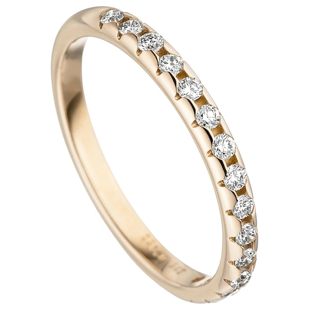 JOBO Fingerring »Ring mit 15 Diamanten«, 585 Gold online kaufen | I'm  walking