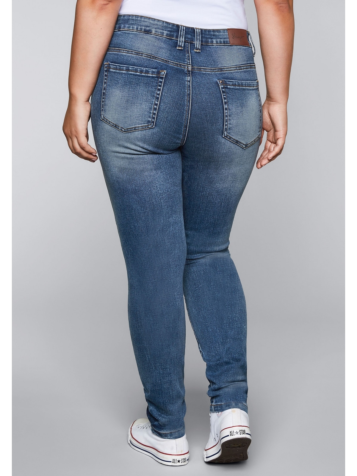 Sheego Stretch-Jeans »Große Größen«, Skinny mit shoppen Bodyforming-Effekt