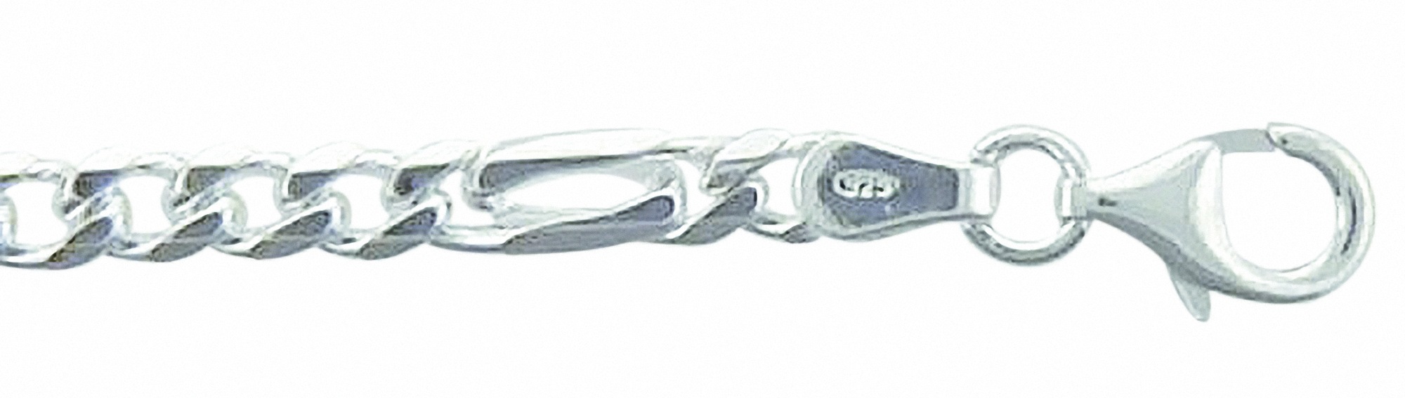 Adelia´s Silberkette »925 Silber Fantasie Halskette 45 cm Ø 4 mm«,  Silberschmuck für Damen im Onlineshop | I\'m walking