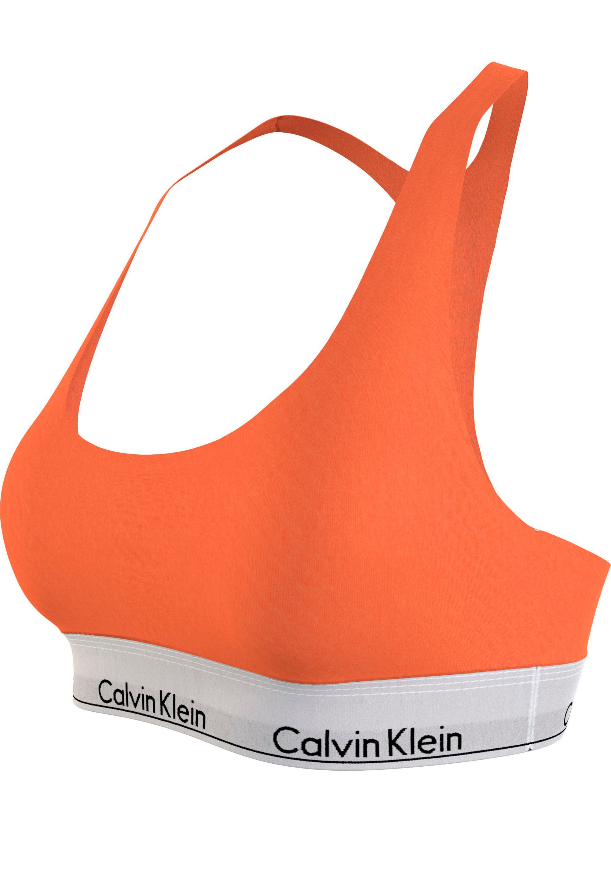 Calvin Klein Bralette-BH »UNLINED BRALETTE (FF)«, mit klassischem CK-Logo &  Wäsche auf Rechnung bestellen