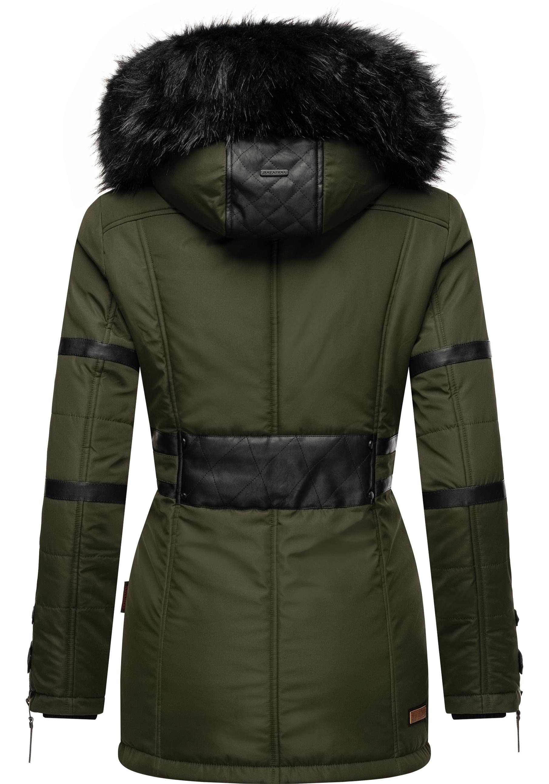 Navahoo Wintermantel »Moony«, stylischer Damen Winter Jacke mit Kapuze  online | I\'m walking