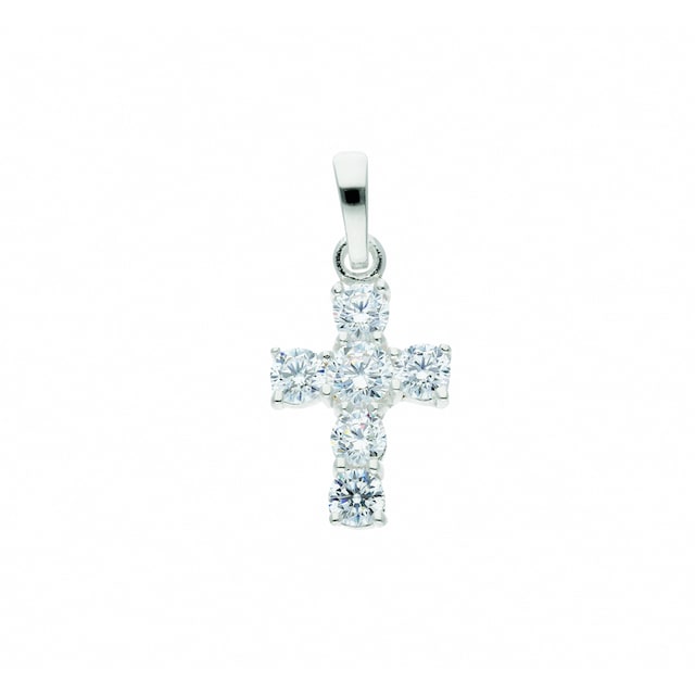 Adelia´s Kette mit Anhänger »925 Silber Kreuz Anhänger mit Zirkonia«,  Schmuckset - Set mit Halskette im Onlineshop | I'm walking