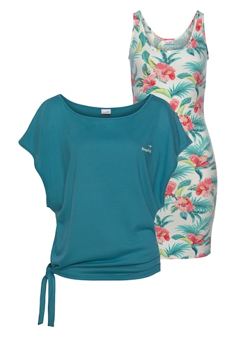 KangaROOS 2-in-1-Kleid, Set Kleid und Shirt mit Tropical Hibiskus Print kaufen