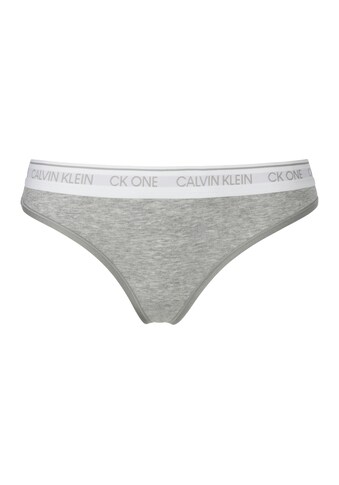 Calvin Klein String Â»CK ONE COTTONÂ«, mit modischem LogobÃ¼ndchen kaufen