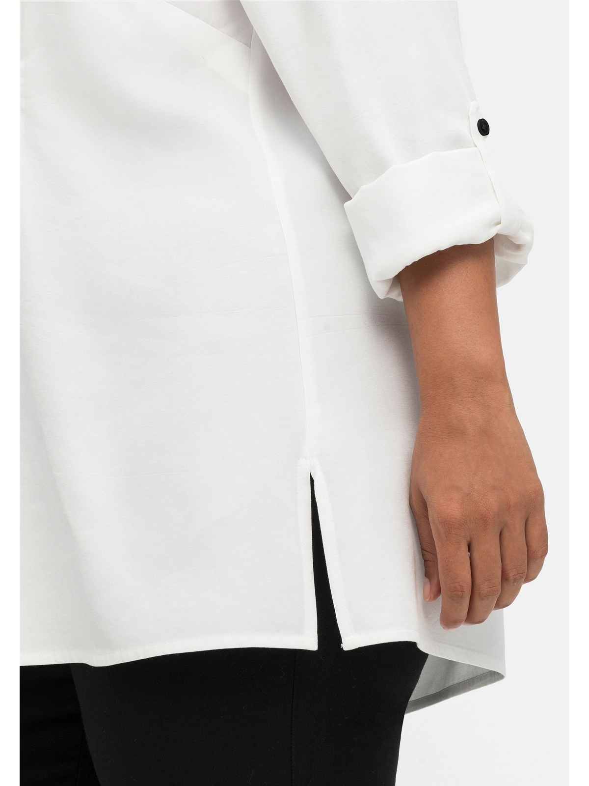Sheego Tunika »Große Größen«, mit auf Smokeinsatz bestellen Taillenhöhe