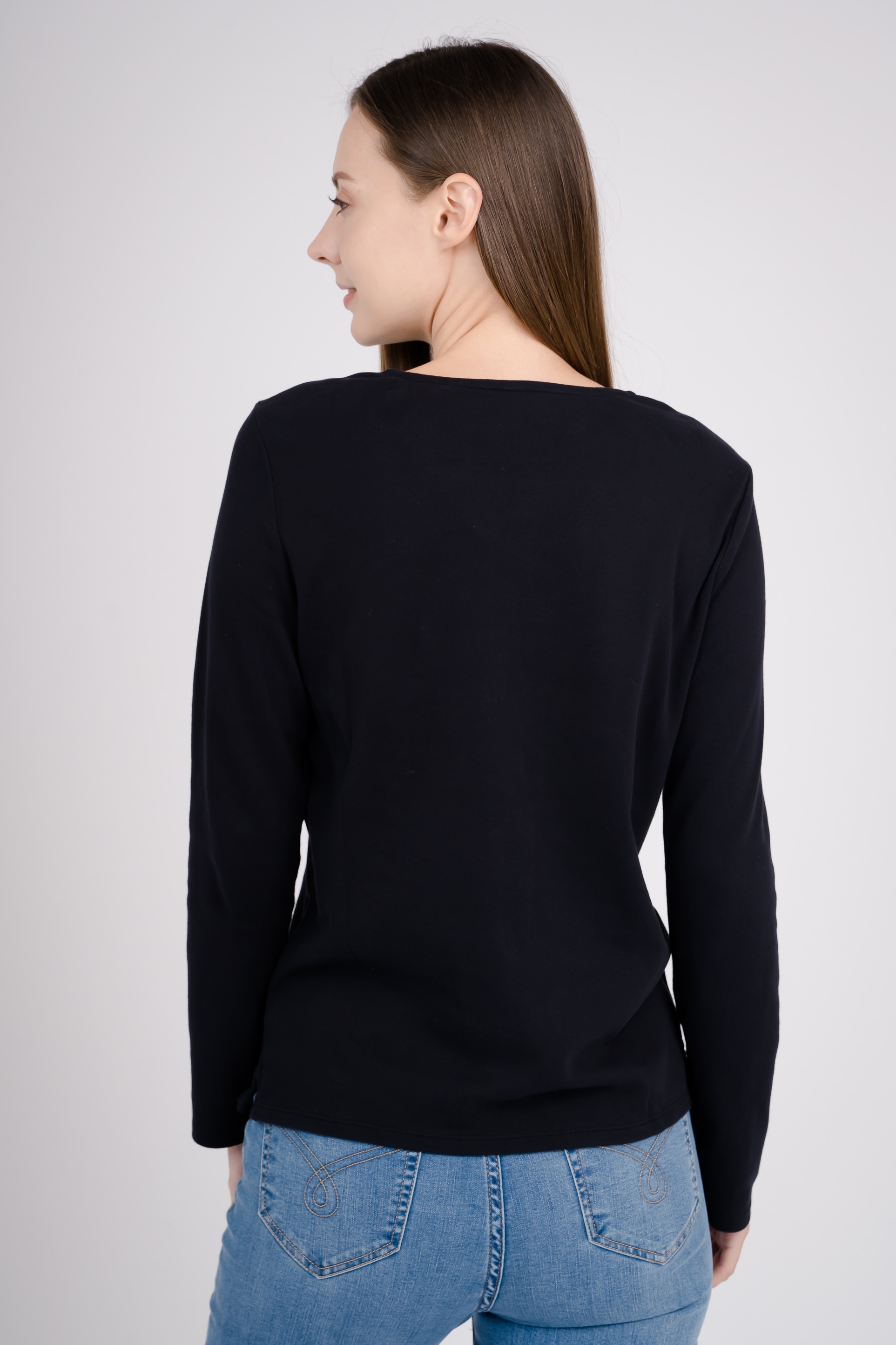 I\'m GIORDANO | online Langarmshirt, kaufen Material mit elastischem walking