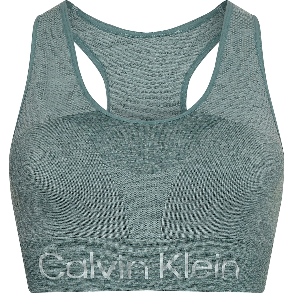 Calvin Klein Performance Sport-Bustier WO - Medium Support Sports Bra mit Calvin Klein-Schriftzug auf dem Unterbrustband