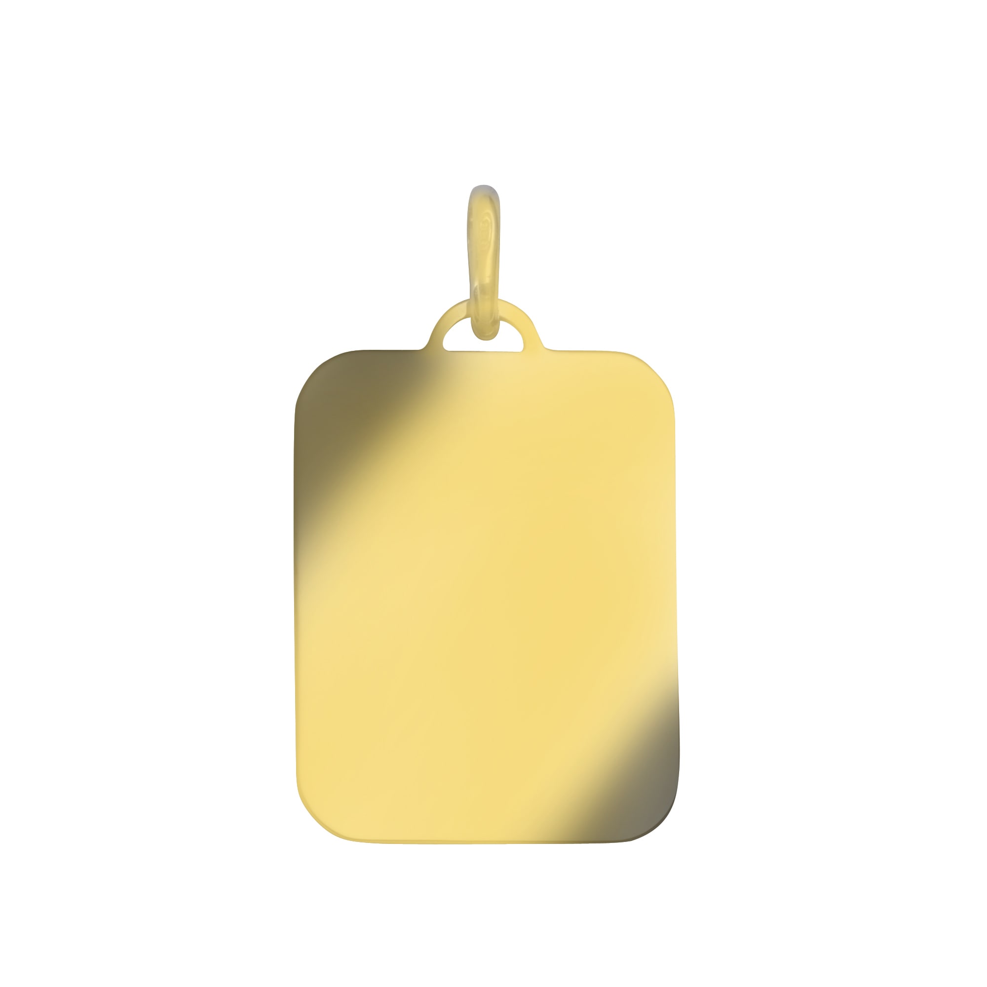 Vivance Kettenanhänger »333/- Gelbgold glanz/matt Goldplatte rechteckig  23x29 mm« online kaufen | I\'m walking