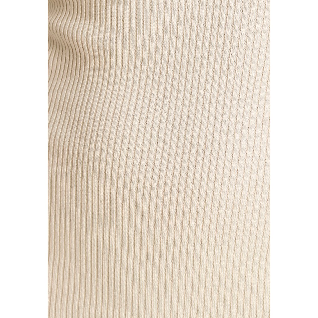 Melrose Strickkleid, mit Ösen-Detail in Midi-Länge
