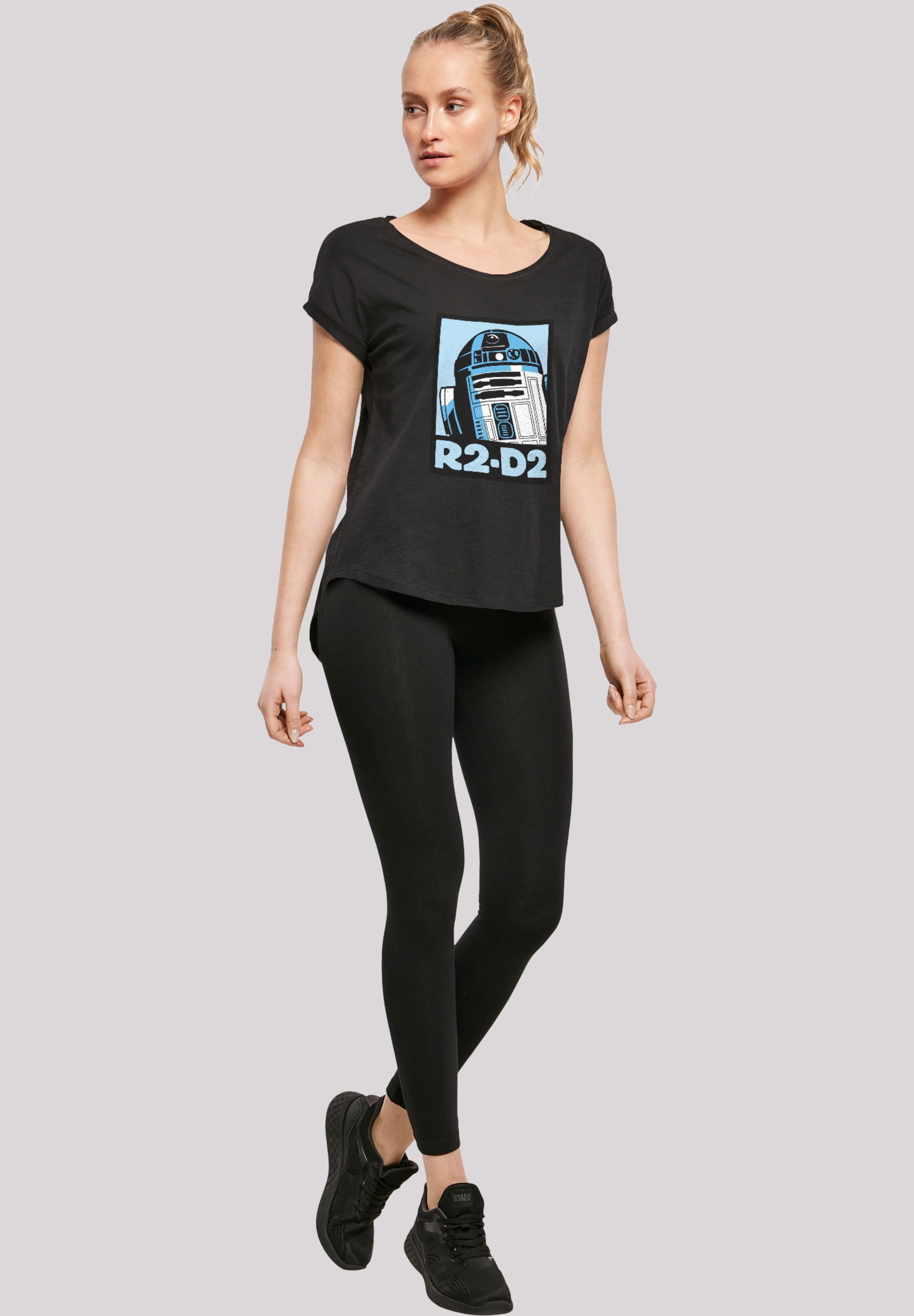 Star | walking Print R2-D2 T-Shirt F4NT4STIC Wars »Long Poster«, T-Shirt bestellen I\'m Cut