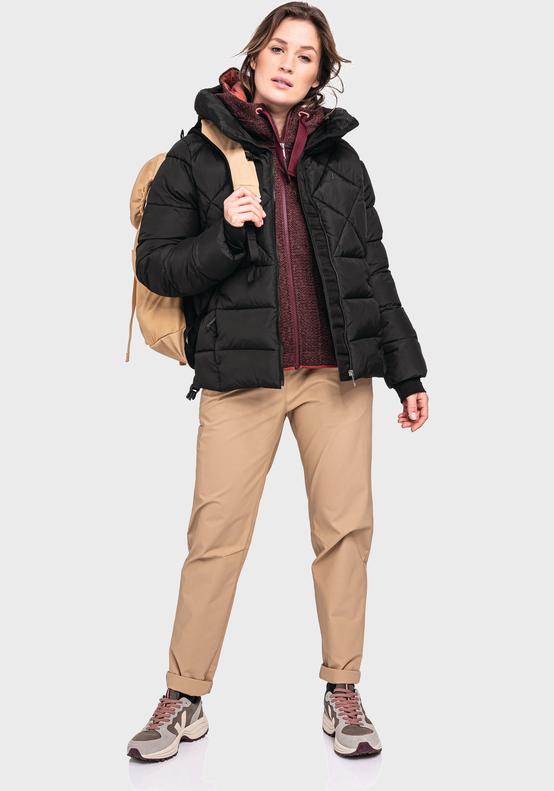 L«, kaufen | Schöffel Jacket Outdoorjacke I\'m »Ins online Kapuze mit walking Boston