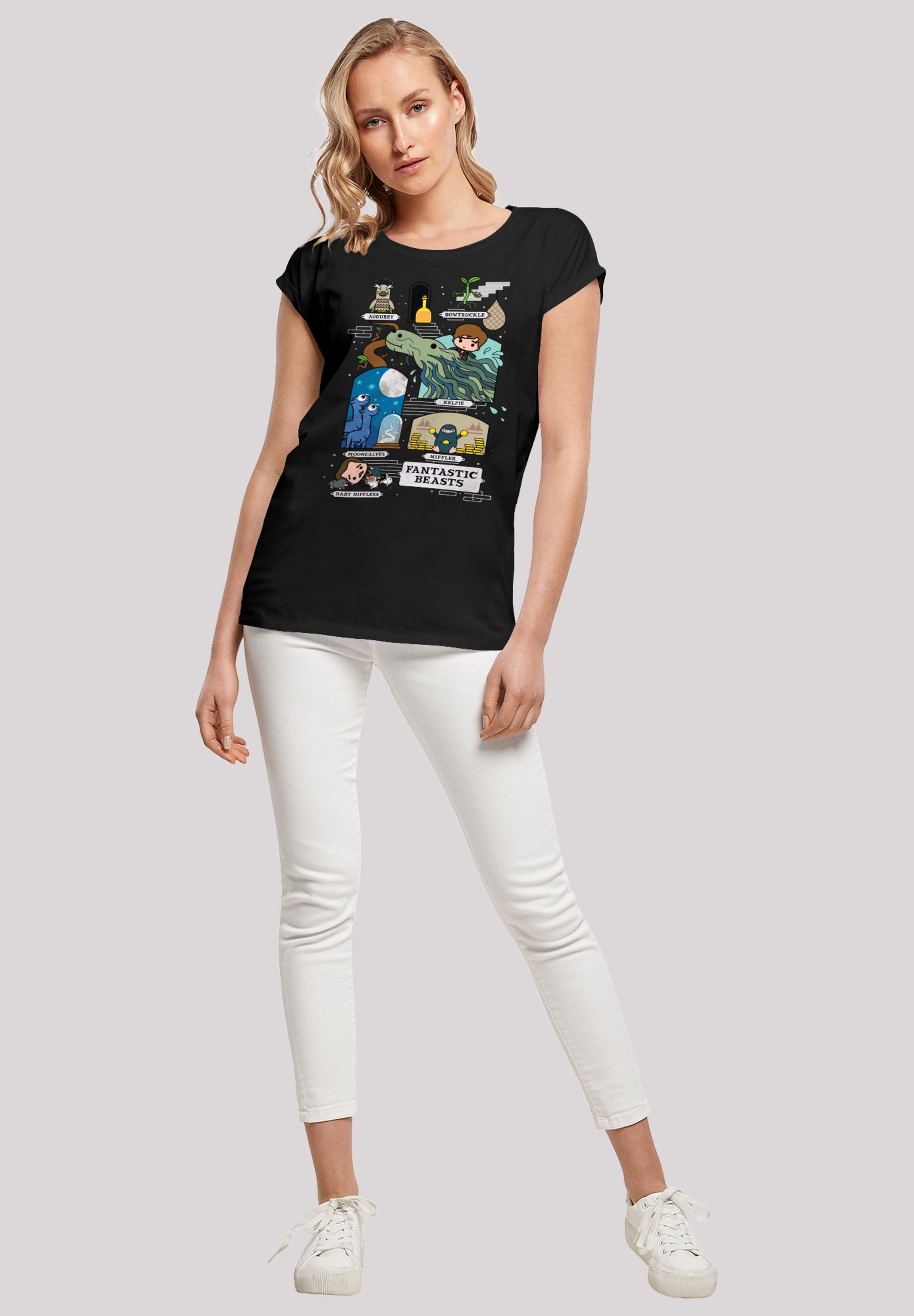 F4NT4STIC T-Shirt »Phantastische Tierwesen Chibi Newt«, Print bestellen | T-Shirts