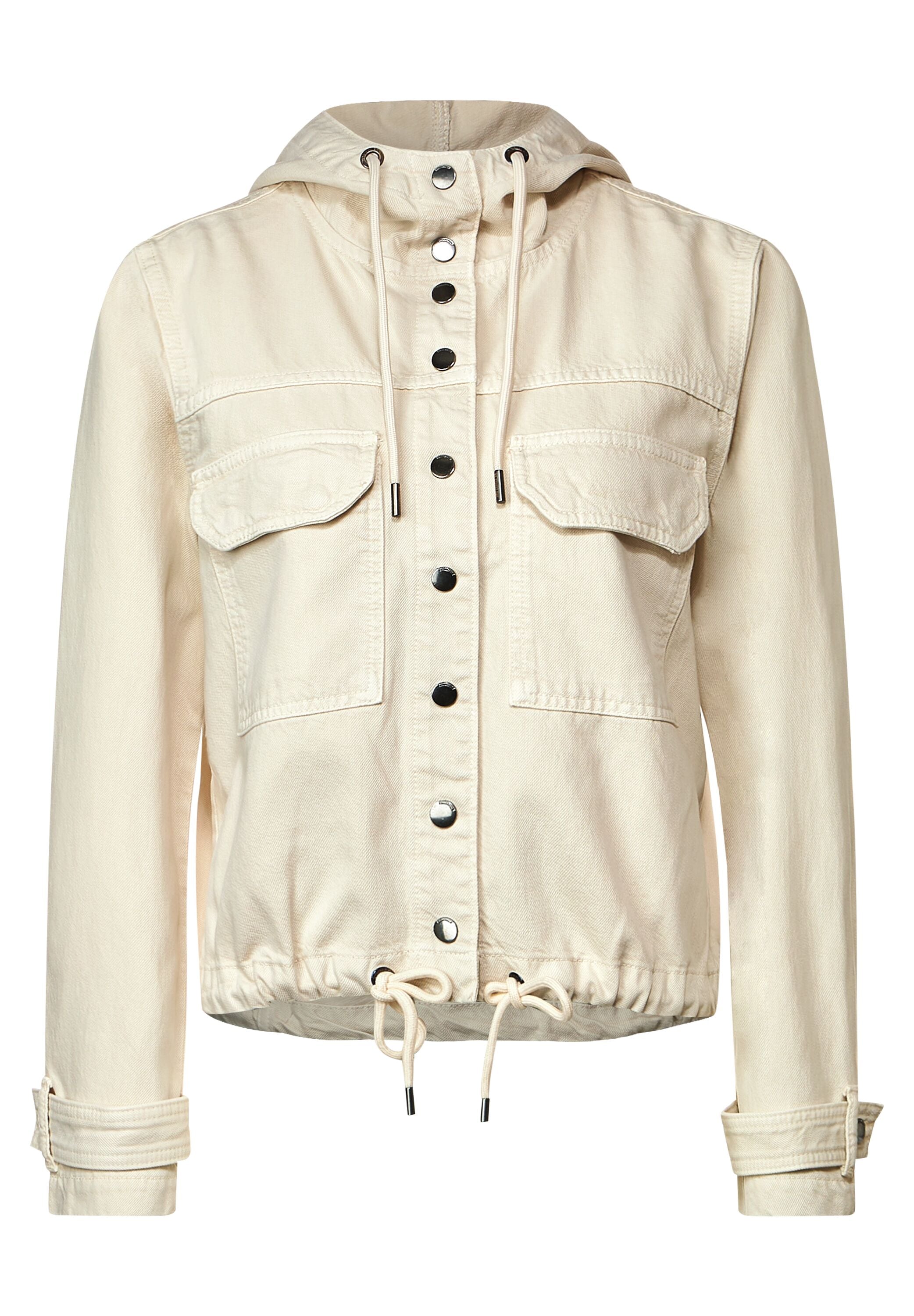 STREET ONE Jeansjacke, mit Kapuze, aus softem Materialmix kaufen | Shirtjacken