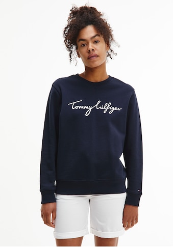 Tommy Hilfiger Sweatshirt »REGULAR GRAPHIC C-NK SWEATSHIRT«, mit verspieltem Tommy... kaufen