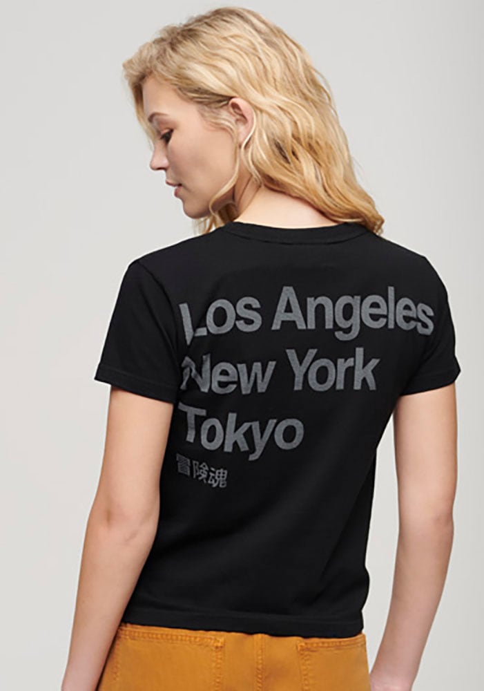 TEE« CITY kaufen »CORE LOGO | I\'m T-Shirt FITTED Superdry walking online